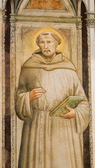 Obraz premium Renaissance Fresco of Saint Francis at the Santa Croce, Florence