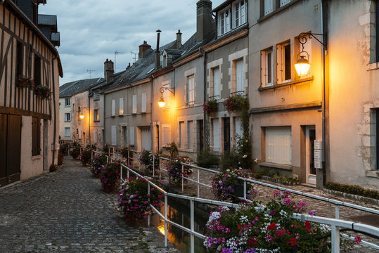 Evening in Beaugency France