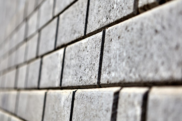 Brick wall went off at a shallow depth of field.