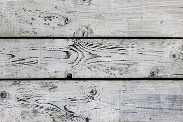 Naklejka premium the texture of wooden boards covered with white paint