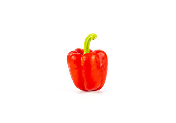 Sweet bell pepper isolated on white background