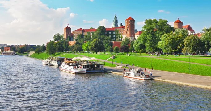 Wawel Castle and Cathedral in Krakow, Poland