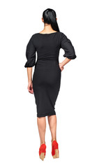 Fototapeta premium Model in black dress