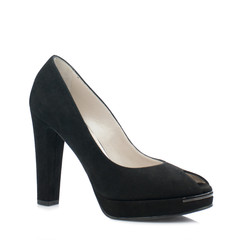 Elegant shoe isolated on white background.

