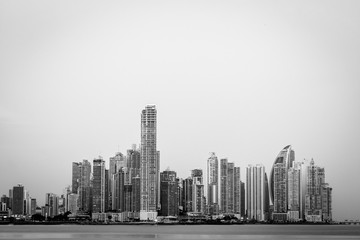 Obraz premium Ville Capitale Panama City Amérique centrale Buildings Bâtiments Nuit