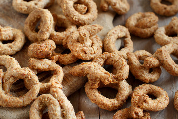 Taralli Traditional Italian snack from Puglia