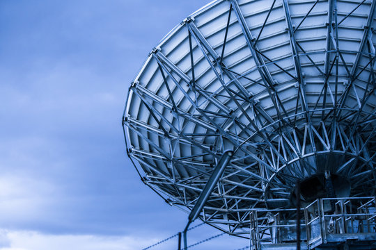 large satellite dish space technology receivers
