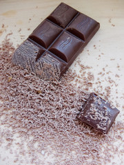 grated chocolate