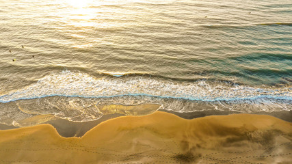 The view of the ocean