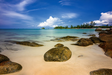 Blue Sky and Rock at Bintan Island Wonderfull Indonesia