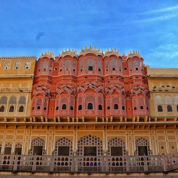 The inside of Hawa Mahal, Jaipur, India