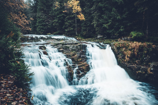 Giant Mountains waterfall