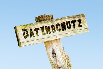 Schild 329 - Datenschutz