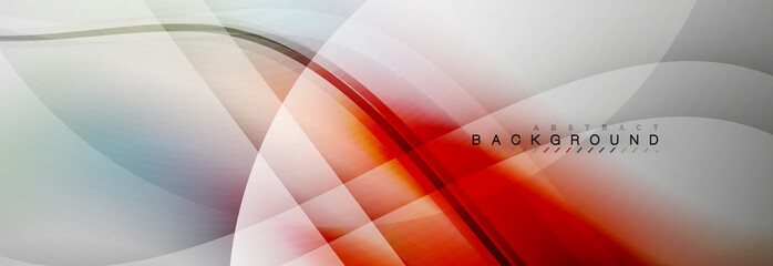 Smooth flowing wave motion concept background