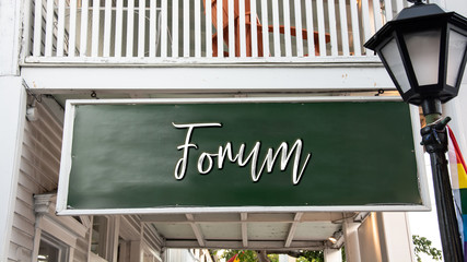 Schild 338 - Forum