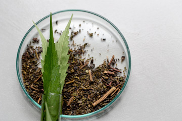 Background of Cannabis (Drugs), Analysis of Cannabis in laboratory.