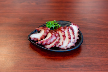 Tako Sashimi, Japan food © sunyawitphoto