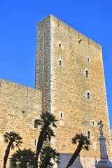 Italy, Gioia del Colle, Norman-Swabian Castle, 9th century.  External walls.