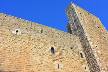 Italy, Gioia del Colle, Norman-Swabian Castle, 9th century.  External walls.
