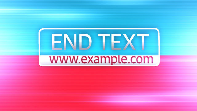 Pink and Blue Static Title