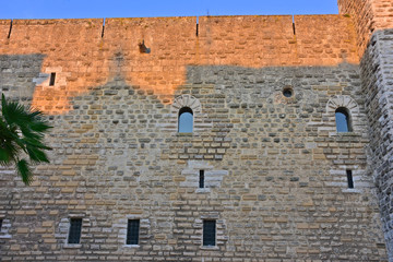Italy, Gioia del Colle, Norman-Swabian Castle, 9th century. External walls.
