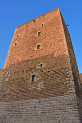 Italy, Gioia del Colle, Norman-Swabian Castle, 9th century. External walls.