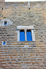 Italy, Gioia del Colle, Norman-Swabian Castle, 9th century. External walls.