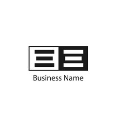 Initial Letter EE Logo Template Design