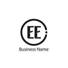 Initial Letter EE Logo Template Design