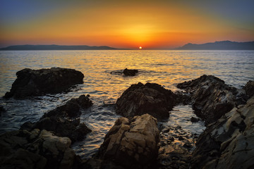 Sanset at Makarska - Croatia