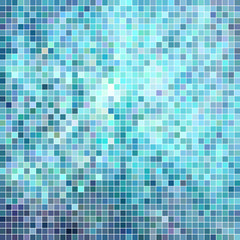 abstract vector square pixel mosaic background