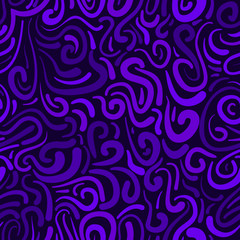 abstract vector colored swirls seamless pattern