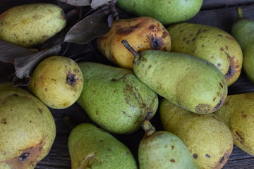 Fondo de peras ecologicas