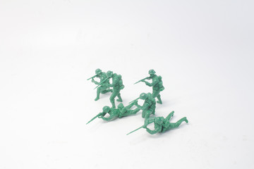 the fun of mini figure soldier at display