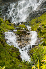 the waterfall Jungfernsprung in the Alps (Austria)
