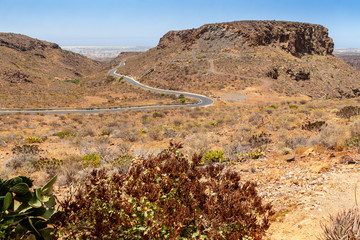 Mountain landscape in Gran Canaria