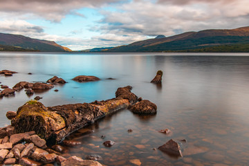 A view over Loch Rannoch back to Schiehallion 