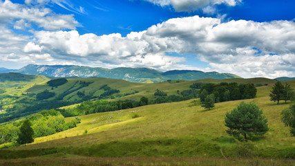 Fototapeta na wymiar Landscape from Transylvania - Dumesti, Salciua - Romania