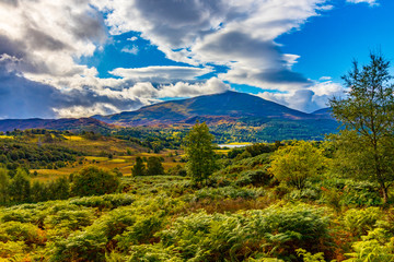 A view of Schiehallion  from the road near Balmore
