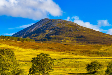 View of Schiehallion Mountain in Scotland