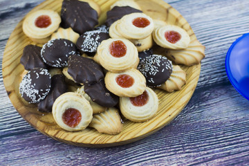 Different types of cookies biscuits