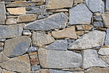 mur de pierres taillées