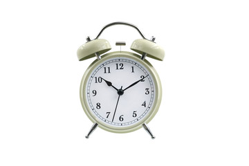 alarm clock isolated on white background