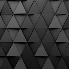 Fototapeta na wymiar CGI 3d triangular wallpaper background 