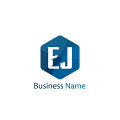 Initial Letter EJ Logo Template Design