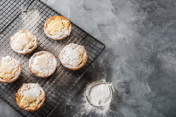 Mince pies, traditional christmas food