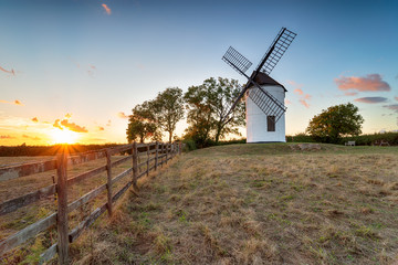 Sunset at Ashton Mill in Somerset