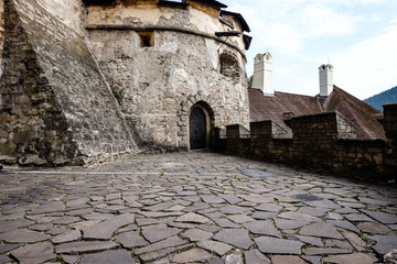 ruins of old abandoned castle in slovakia
