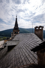 Obraz premium ruins of old abandoned castle in slovakia