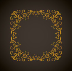 Vignette. Vector drawing